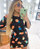 Camisetão  Abacaxi