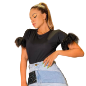 Blusa Plumas