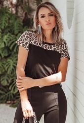 Blusa G&R Onça