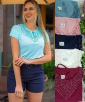 Blusa Karen Pérola