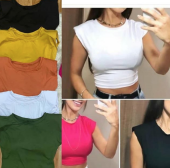 Cropped Muscle Tee 