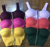 Top Neoprene com zipper 