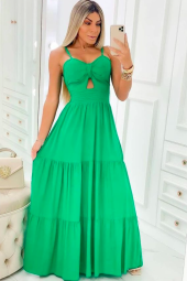 Vestido longo laço