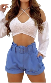 Short clochard alfaiataria