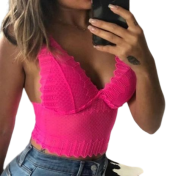 Top Renda Neon