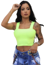Cropped Alça Grossa