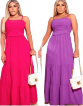 Vestido Longo alcinha 