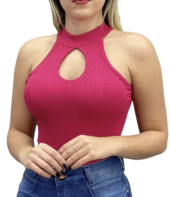 Blusa gota canelada