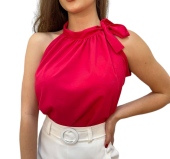 Blusa viscose de amarrar