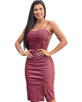 Vestido Midi courino 