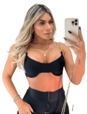 Cropped Corrente Bengaline