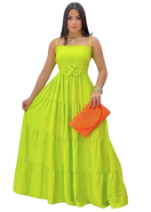 Vestido Cinto Redondo