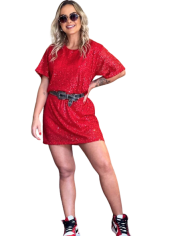 Camisetão paetê 