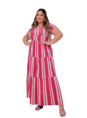 Vestido longo Plus Listra