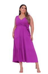 Vestido longo Plus Lia