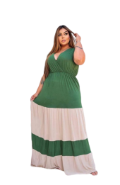 Vestido Longo Plus 