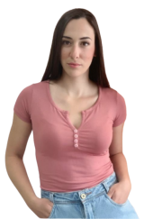 Blusa basica botão