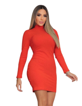 vestido canelado 
