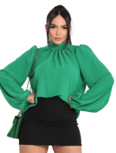 Blusa Bufante Chiffon