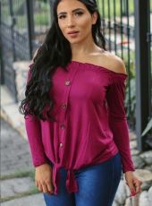 Blusa Ciganinha Botão