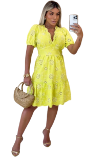 Vestido Lese Manguinha