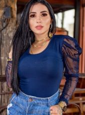 blusa manga bufante