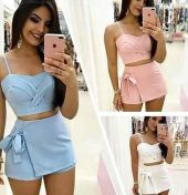 Short Saia de Amarrar