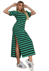 Vestido Diana Listrado 