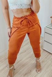 Calça Jogger Feminina Camurça