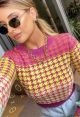 Blusa Tricot Colorida 