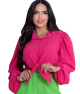 Camisa chiffon de amarrar