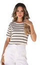 Cropped listrado