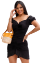 Vestido Lastex Curto 